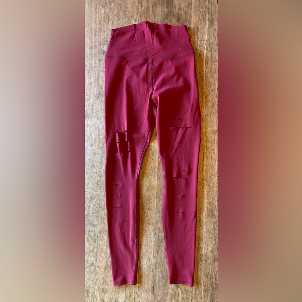 Alo Yoga Brick Red Leggings - Size M